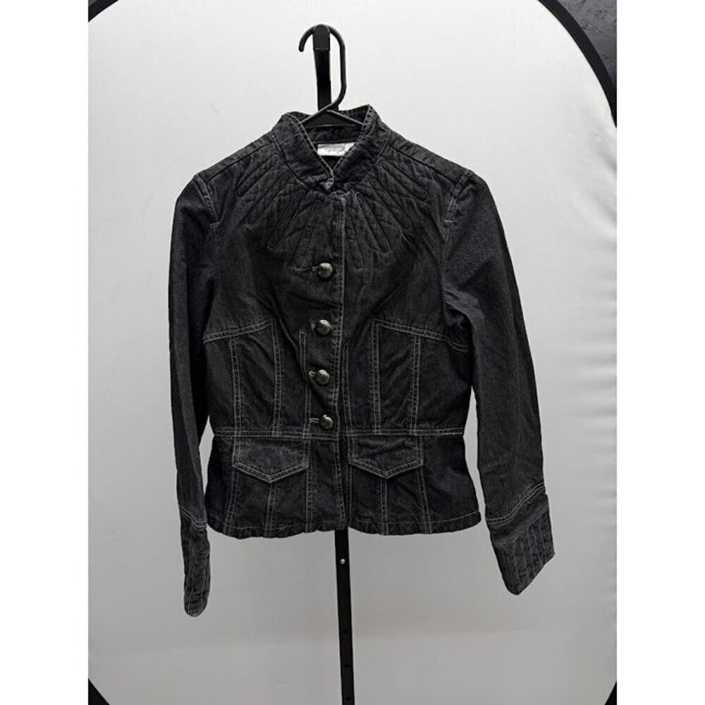Vintage Spiegel Patterned Y2K Denim Jacket